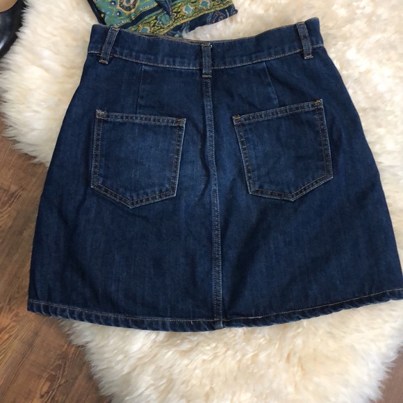 FRENCH CONNECTION- Denim button up mini skirt size XXS. - Picture 11 of 13